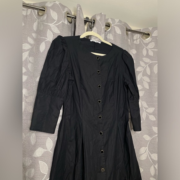 Reformation Halia Dress in Black - Picture 7 of 9